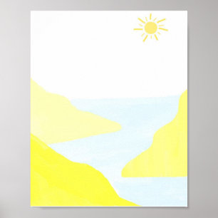 vacker landskapskonst poster