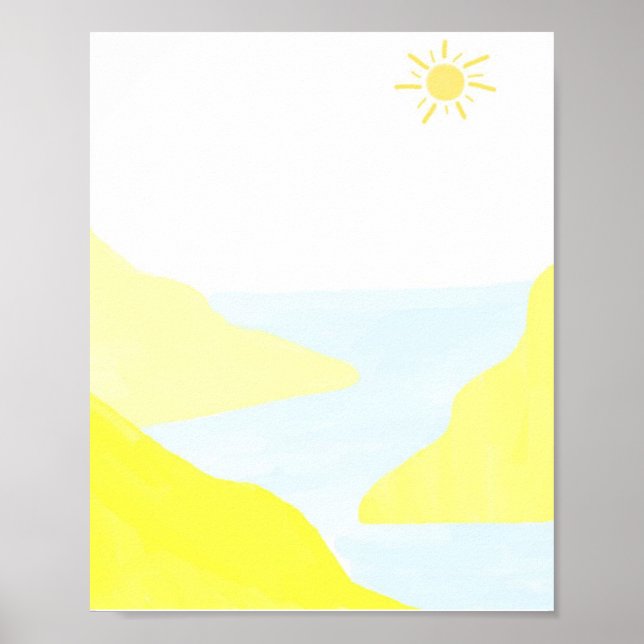 vacker landskapskonst poster (Framsidan)