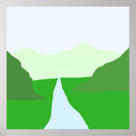 vacker landskapskonst poster