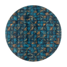 Vacker lapptäcke "look" i mörk teal