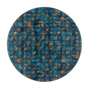 Vacker lapptäcke "look" i mörk teal