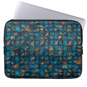 Vacker lapptäcke"look" i mörk teal laptop fodral