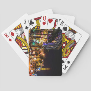 Vacker Las Vegas Strip på natten Casinokort