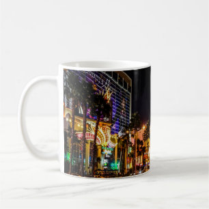 Vacker Las Vegas Strip på natten Kaffemugg