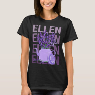 Vacker Lavendel - Ellen Namn T Shirt