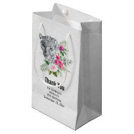 Vacker Leopard Head i Watercolor Tack