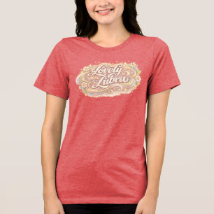 Vacker Libra Zodiak T-Shirt – Balanserad Skönhet A