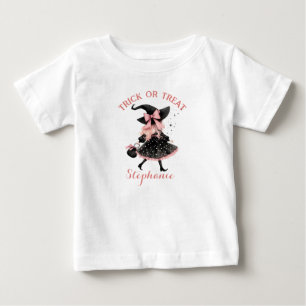 Vacker liten Halloween-häxa - Bus eller godis T Shirt
