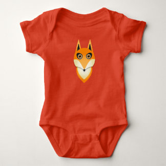 Vacker ljus orange räv baby pojkar overall tröja