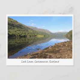 Vacker Loch Leven-vy, Skottland Vykort