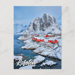 Vacker Lofoten, Norge Vykort