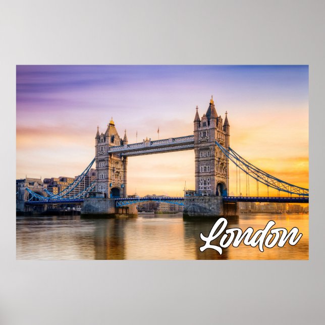 Vacker London, England, Storbritannien Poster (Framsidan)