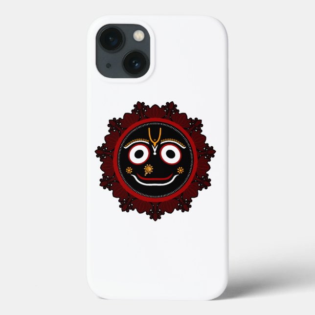 Vacker Lord Jagannath Puri Hinduisk Andakt (Baksida)