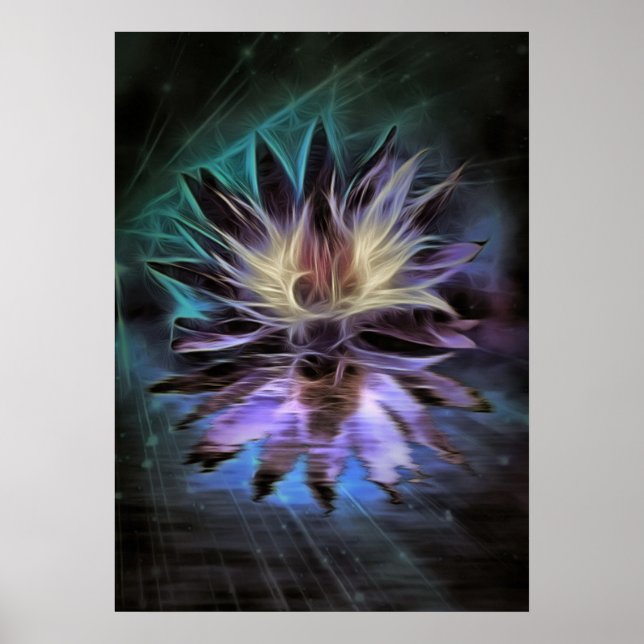 Vacker Lotus Flower Poster (Framsidan)