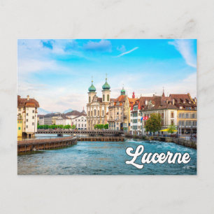 Vacker Lucerne, Schweiz Vykort