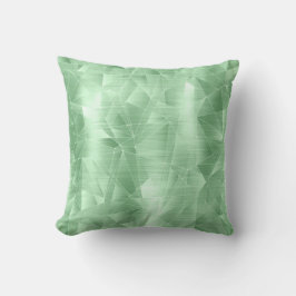 Vacker Luxury Mint Geometrical Mönster Pillow Kudde