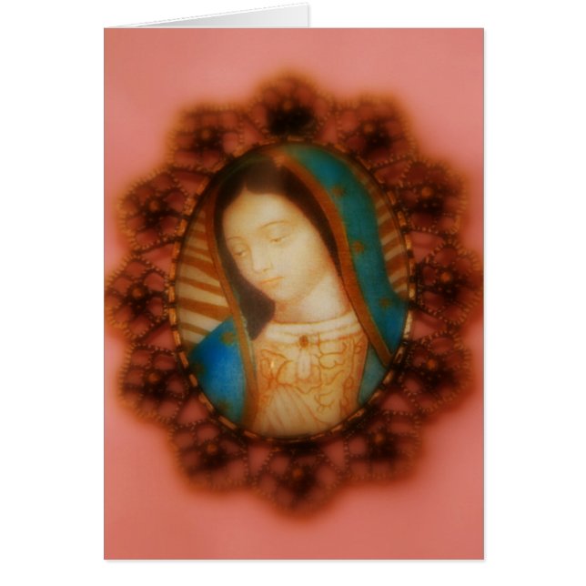 Vacker Madonna Hälsningskort (Framsidan)