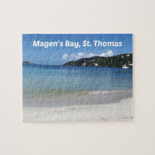 Vacker Magen's Bay, St. Thomas Pussel
