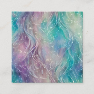 Vacker Majestic Pastel Earthy Lejon Mane Planner Fyrkantigt Visitkort