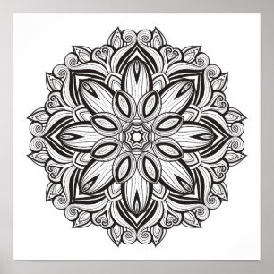 Vacker Mandala 2 Poster