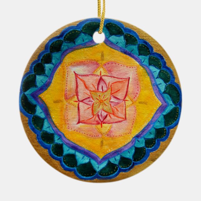 Vacker Mandala Cirkel Ornament (Framsidan)