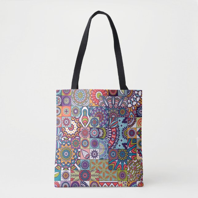Vacker Mandala Tygkasse (Framsida)