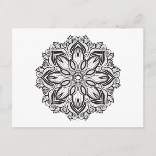 Vacker Mandala Vykort