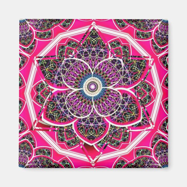 vacker Mandela-design Magnet (Framsidan)