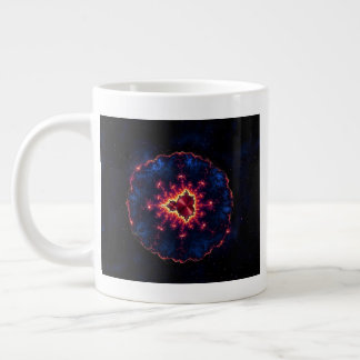 Vacker manipulerad Mandelbrot fraktal Jumbo Mugg