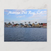 Vacker Marina Del Rey vykort!