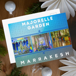 Vacker Marrakesh Majorelle Garden Architecture Vykort