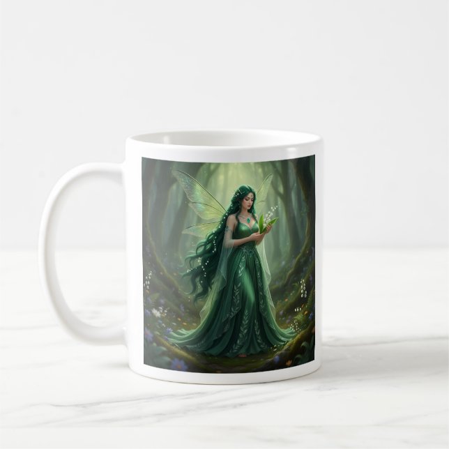 Vacker May Emerald Fairy Kaffemugg (Vänster)