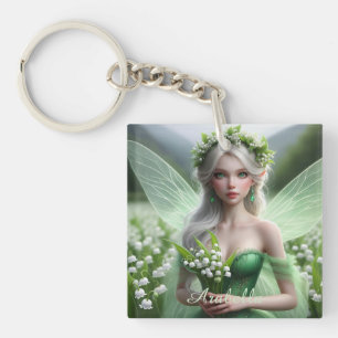 Vacker May Fairy i Lilies of the Valley