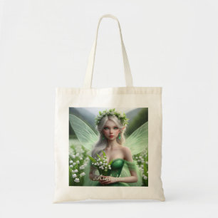 Vacker May Fairy i Lilies of the Valley Tygkasse