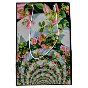 Vacker med rosa röd ros blommigt