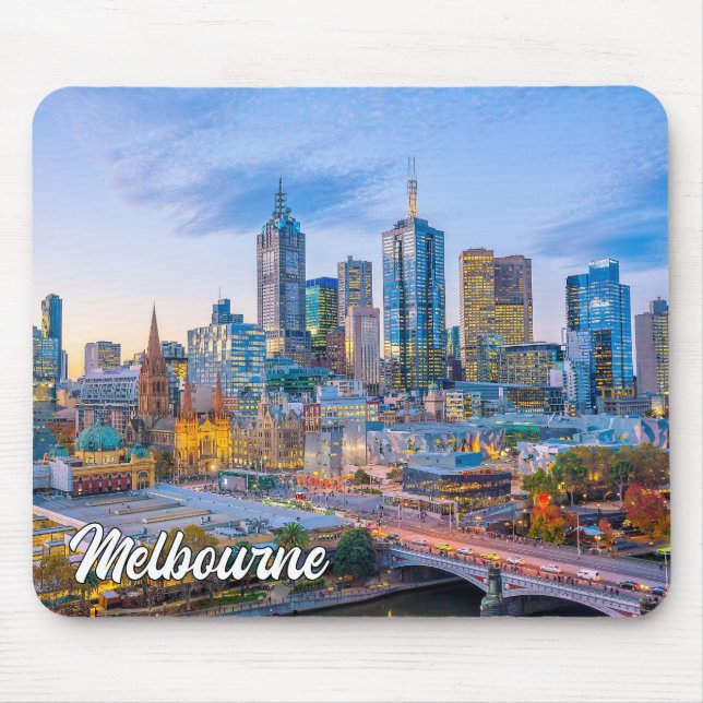 Vacker Melbourne, Australien Musmatta (Framsidan)
