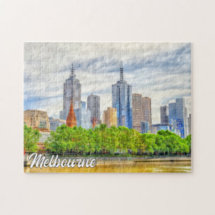 Vacker Melbourne, Australien Pussel
