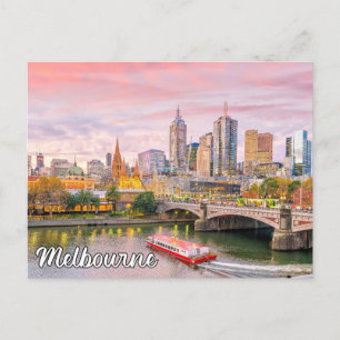 Vacker Melbourne, Australien Vykort