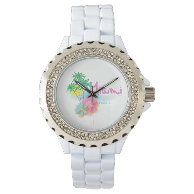 Vacker Miami, Florida Armbandsur (Framsida)