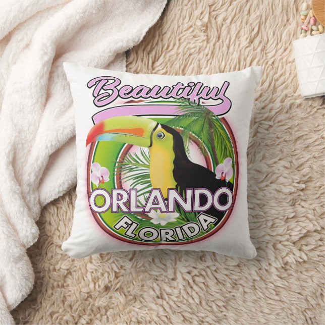 Vacker Miami Orlando reslogotyp Kudde (Filt)