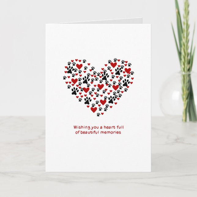 Vacker Minneskort Kort (Framsida)