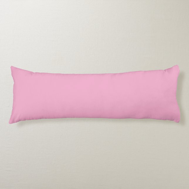 vacker mjuk rosa kastkudde kroppskudde (Framsidan)