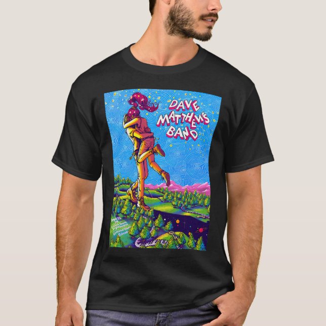 Vacker modell Dave Matthews Band Klassiska fans T Shirt (Framsida)
