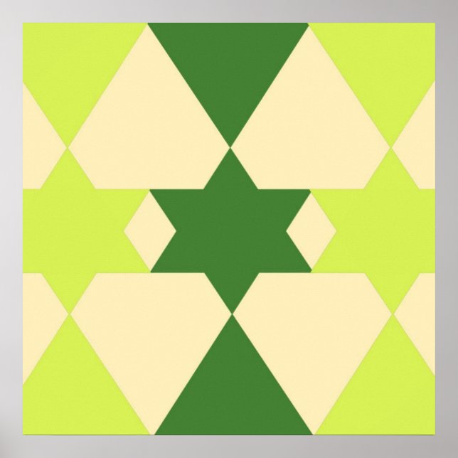 vacker modern abstrakt konst poster (Framsidan)