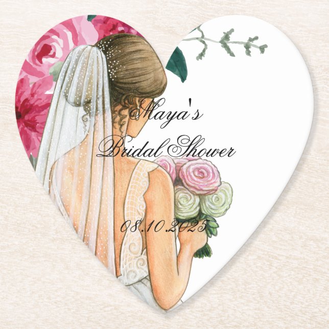 vacker möhippa för rosa blommigt underlägg papper (Framsida)