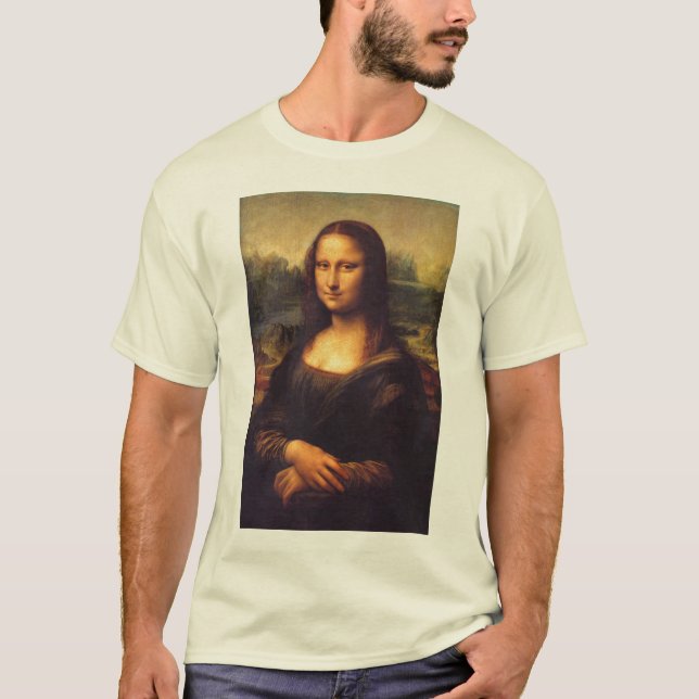 Vacker Mona Lisa T-shirt (Framsida)