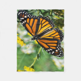 Vacker Monarch Butterfly Fleecefilt