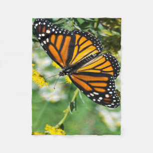 Vacker Monarch Butterfly Fleecefilt