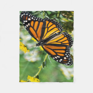 Vacker Monarch Butterfly Fleecefilt