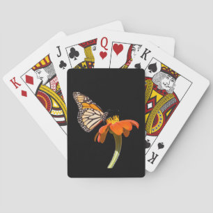 Vacker Monarch Butterfly Spelkort